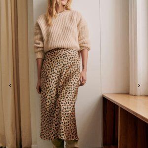 Sezane | Sandy Leopard Skirt | 36/4 (us)